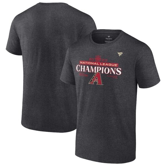 Fanatics 2023 NLC Locker Room Tee Heather Charcoal XL NWT IN PACKAGE - Picture 1 of 7